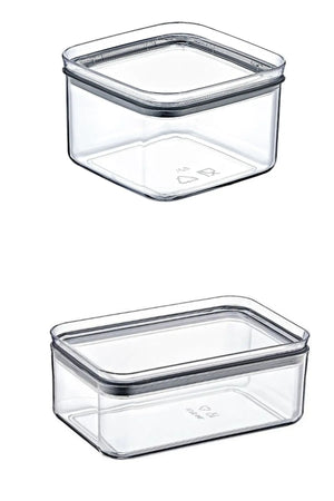 6'lı Set Silikon Conta Kapaklı Etiketli Kahvaltı & Çerezlik Takımı X3 0,75 Lt / X3 0,5 Lt - Justyol