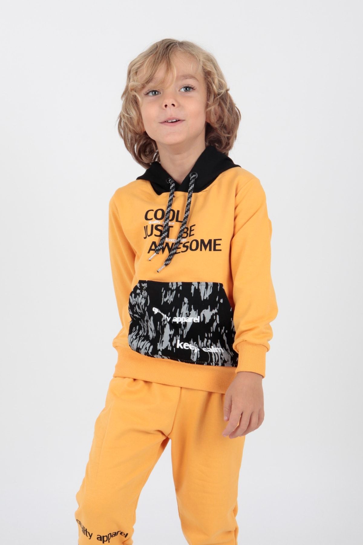 ahenk kids erkek cool baskili eşofman takim ak15015