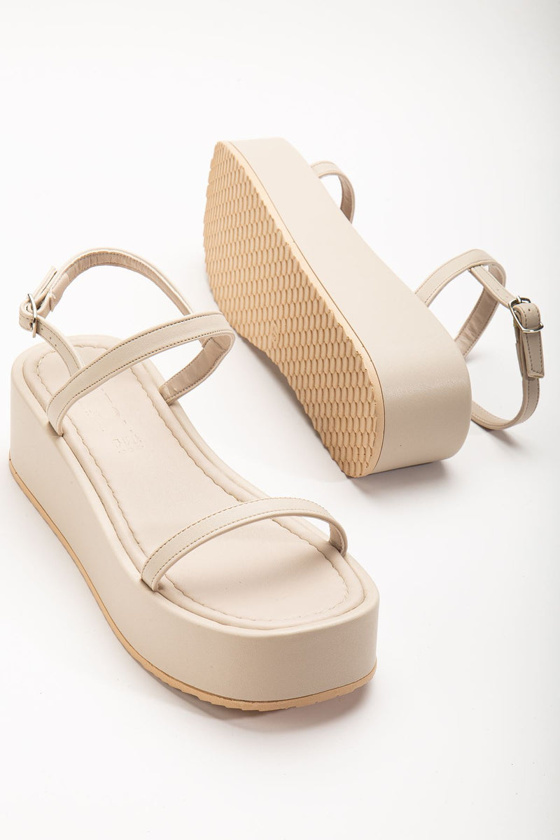 861-1027 Sandales compensées femme