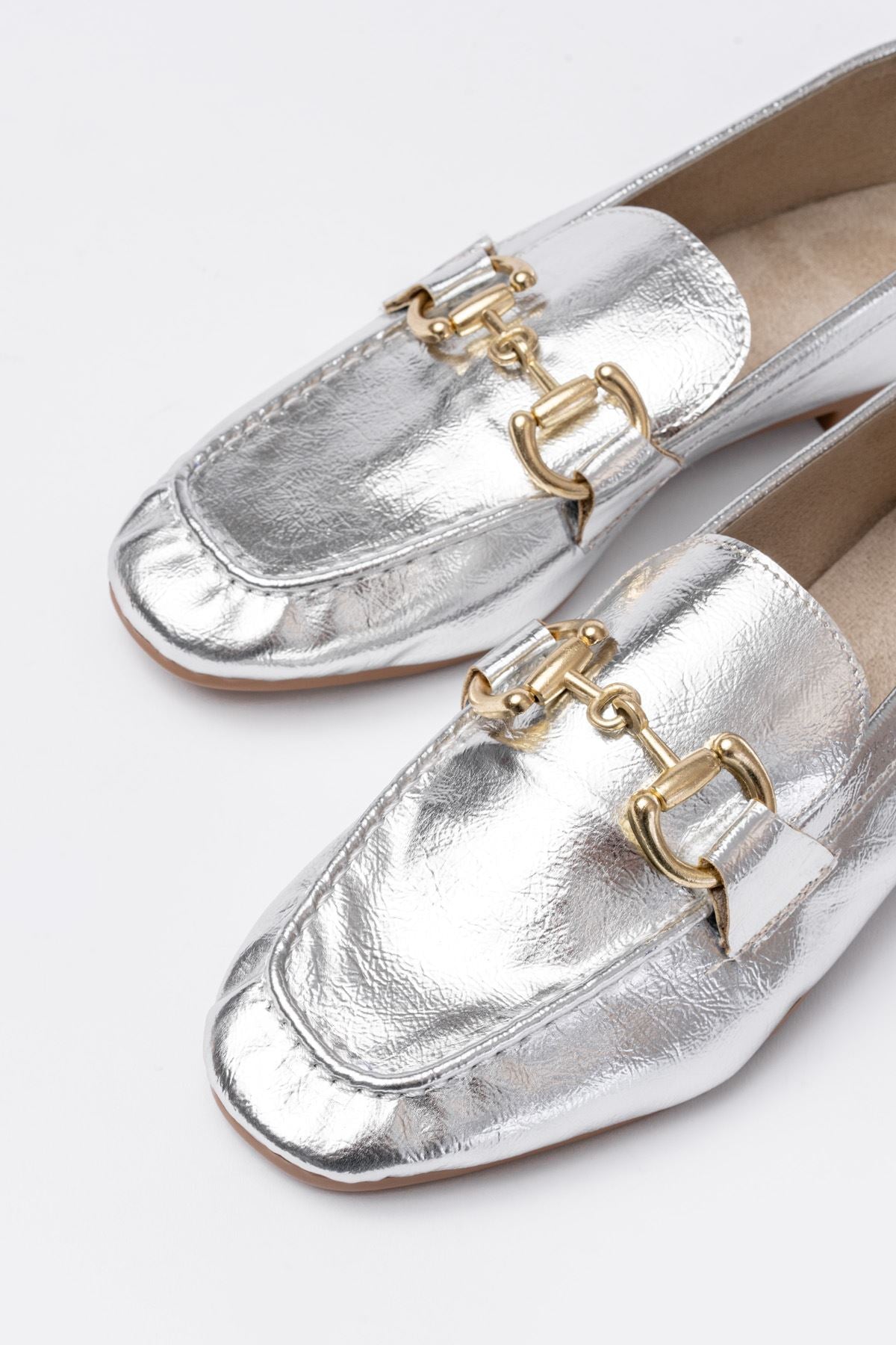 303süet toka aksesuarli günlük kadin babet - Justyol