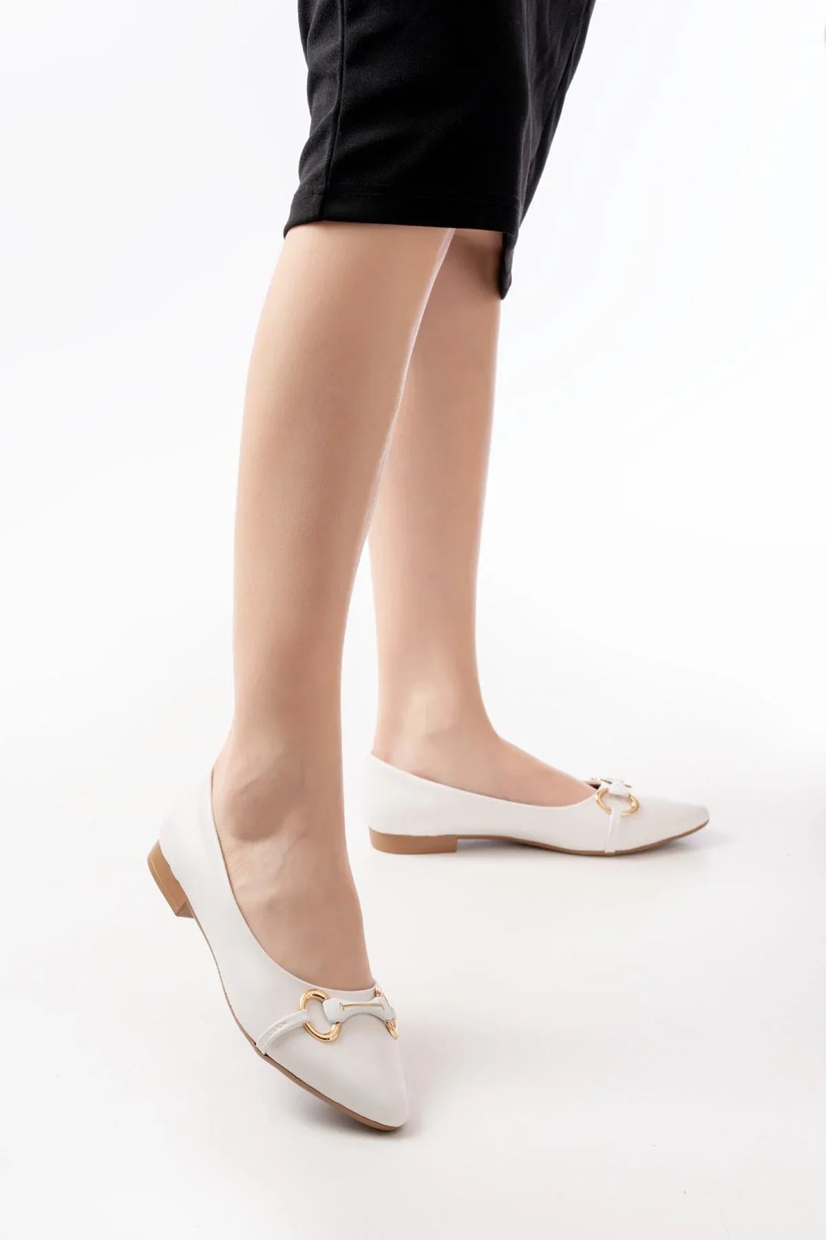 inf-129 Ballerines femme avec accessoire décoratif - Justyol
