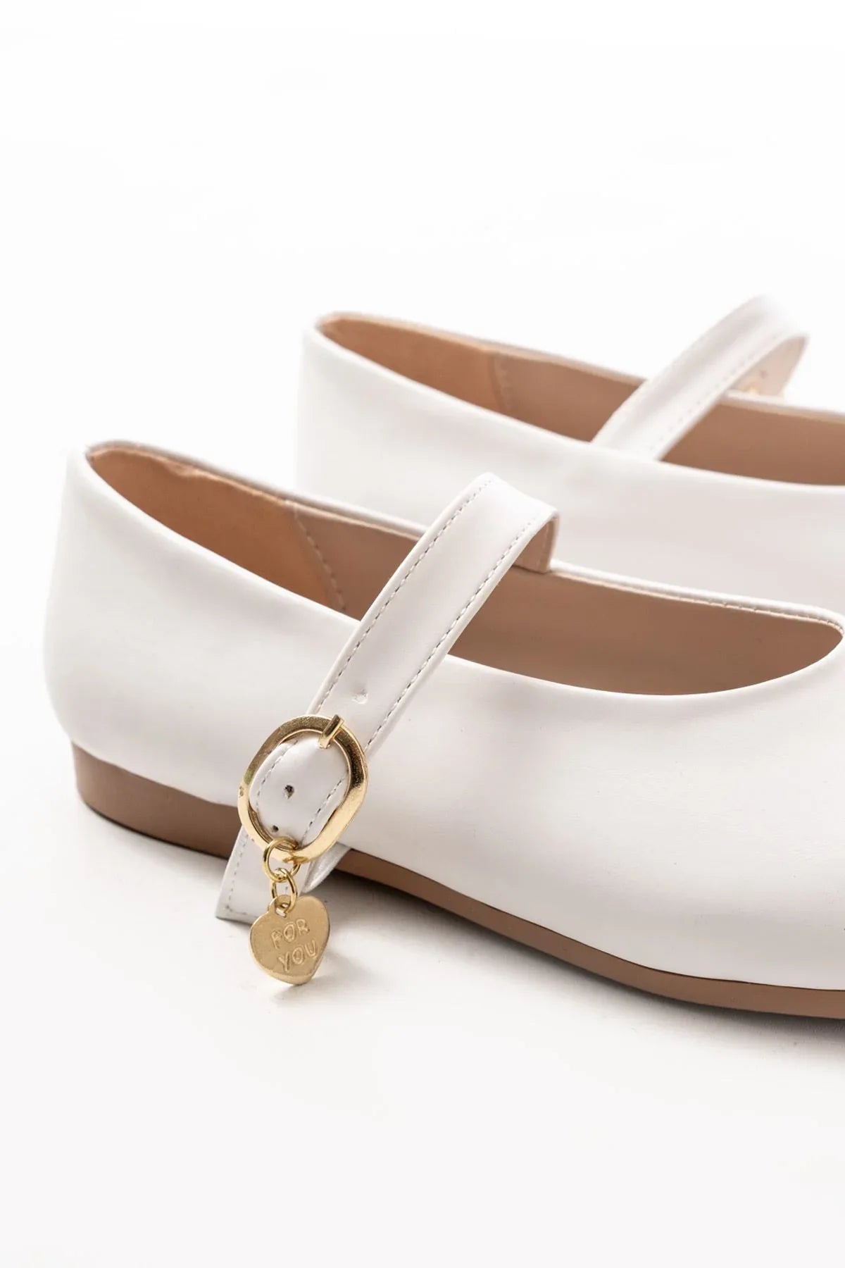 inf-324Ballerines femme vernies avec bride et boucle pour usage quotidien - Justyol