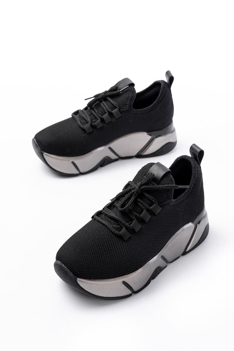 RS-400 Sneakers femmes avec lacets et semelle colorée - 5 cm