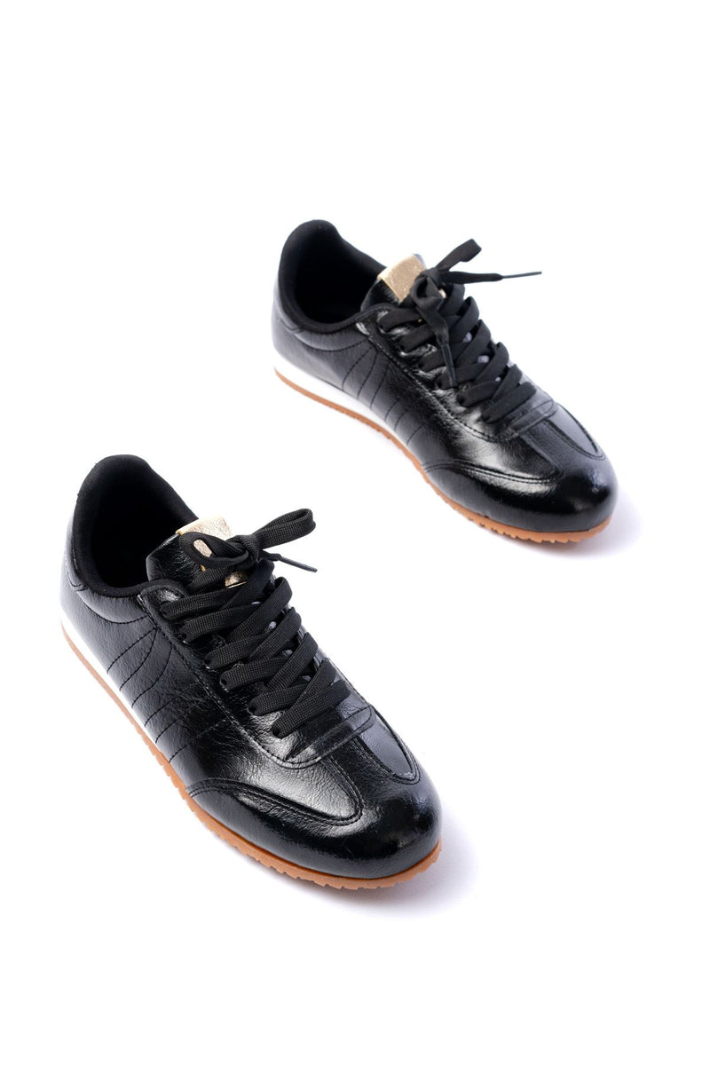m-1009 Baskets Femme Argentées Vernis à Lacets