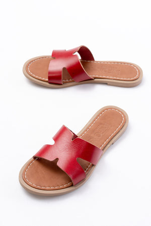 169 - 6100ortopedik hakiki deri kadin terlik - Justyol