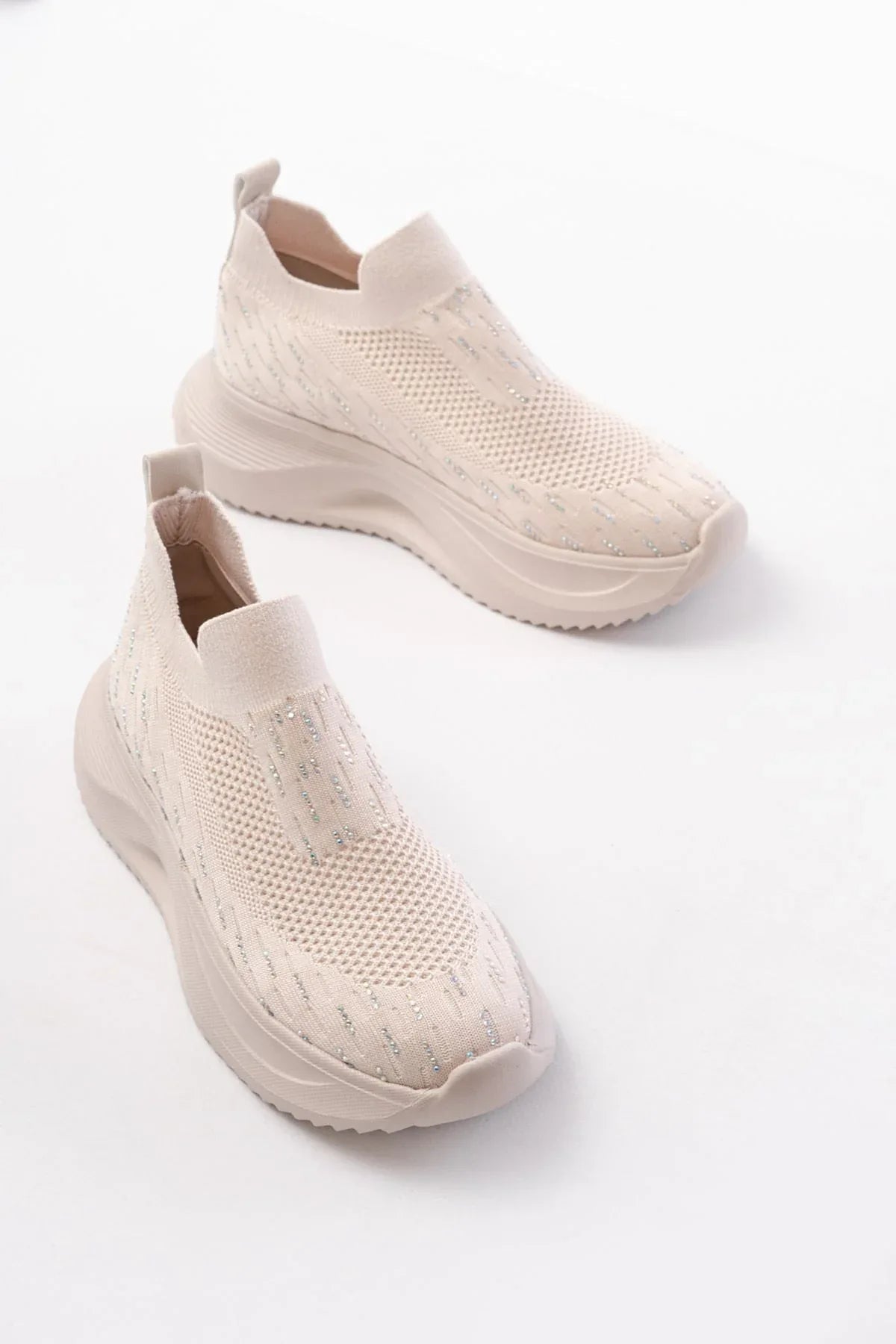 dm-707Chaussures de sport femme en maille avec semelle épaisse - Justyol