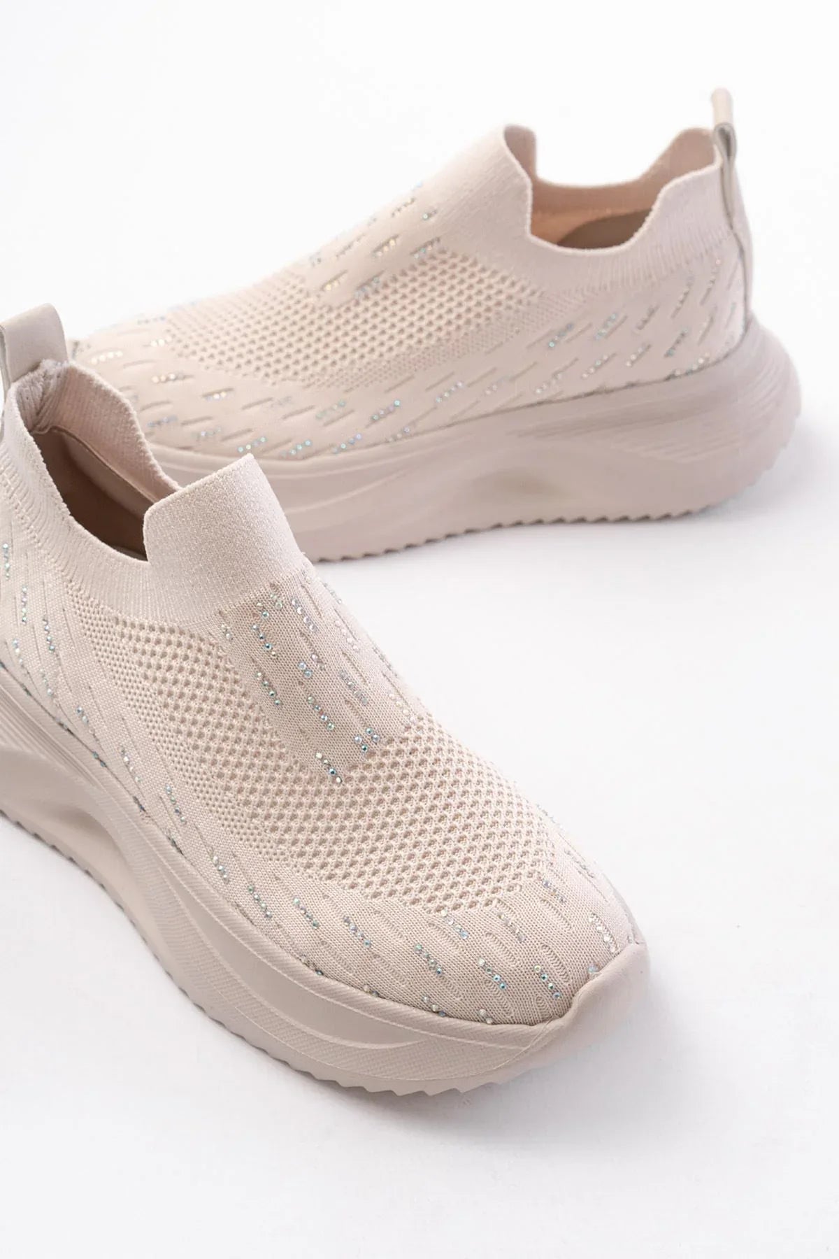 dm-707Chaussures de sport femme en maille avec semelle épaisse - Justyol