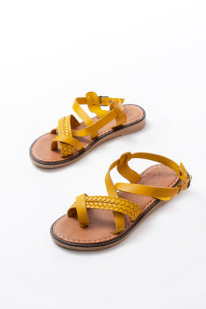 205 - 09ortopedik hakiki deri kadin sandalet - Justyol