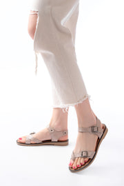 205 - 091ortopedik hakiki deri kadin sandalet - Justyol