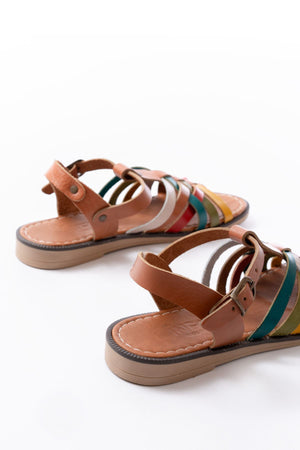 205 - 208hakiki deri ortopedik taban kadin sandalet - Justyol