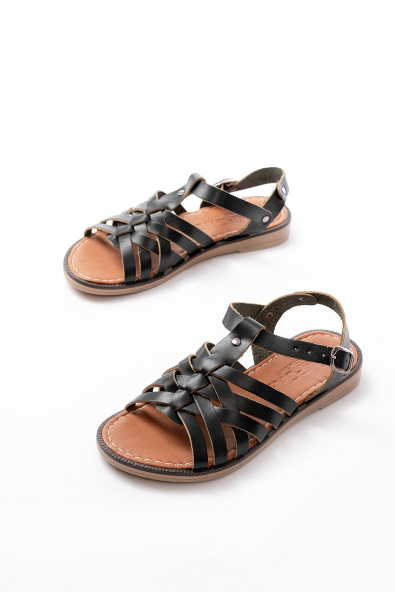 205-208 Sandales femme orthopédiques en cuir véritable