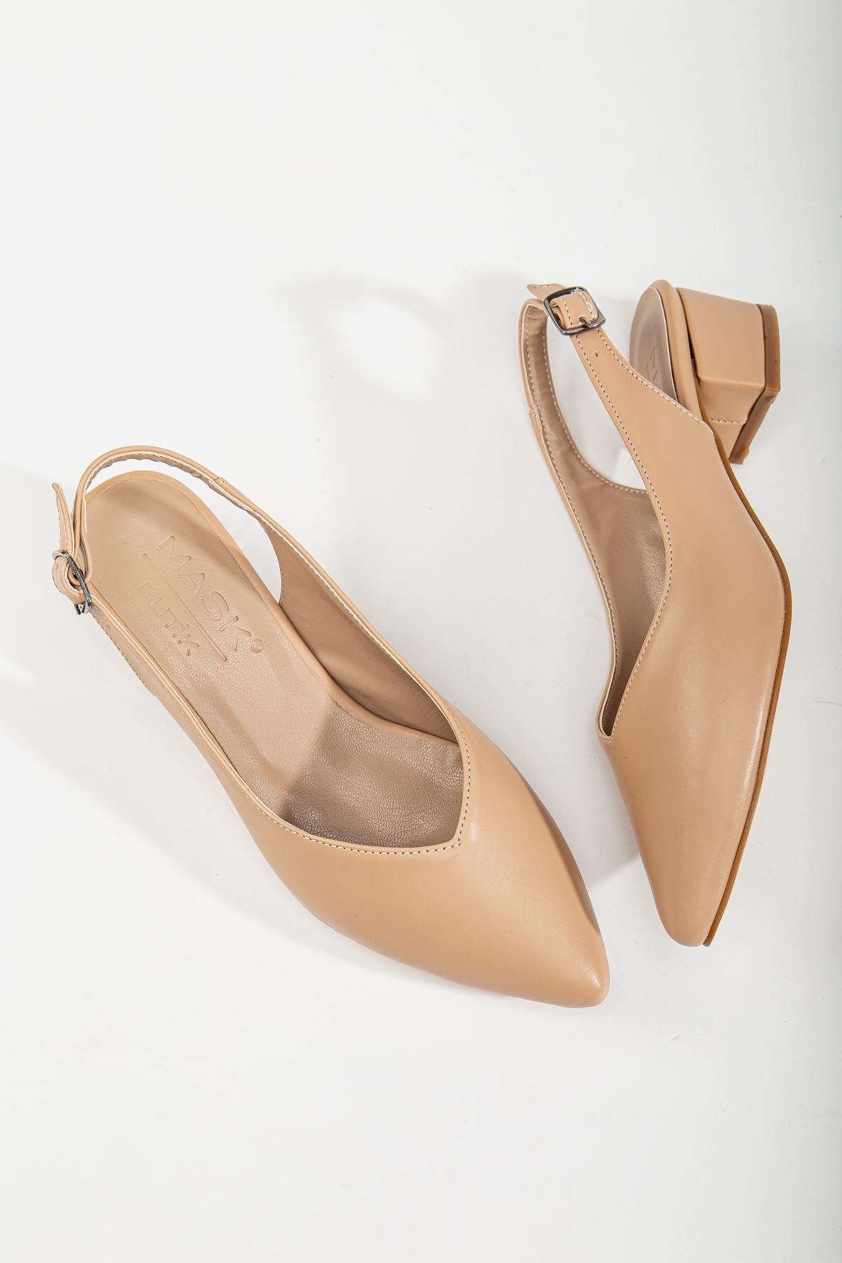 lana kisa topuklu ayakkabi - Justyol