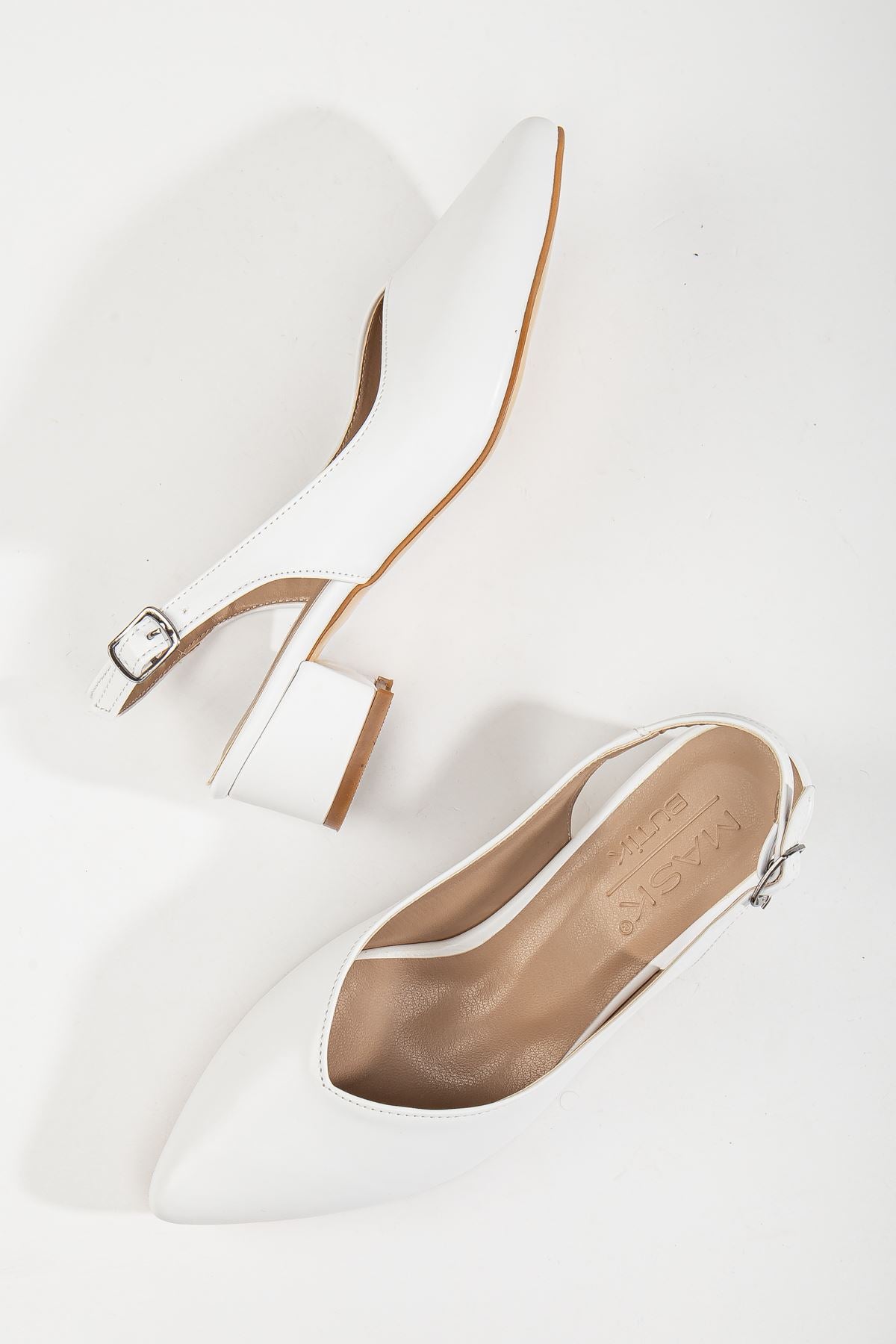 lana kisa topuklu ayakkabi - Justyol