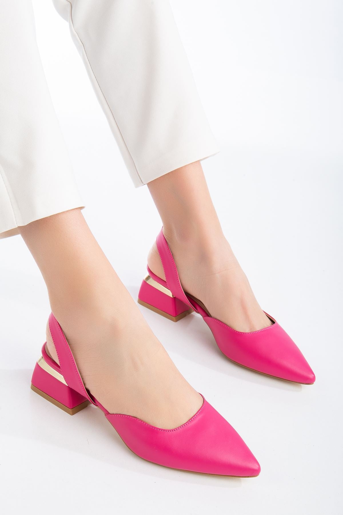 <tc>Chaussures à talons Nossa fuchsia</tc>