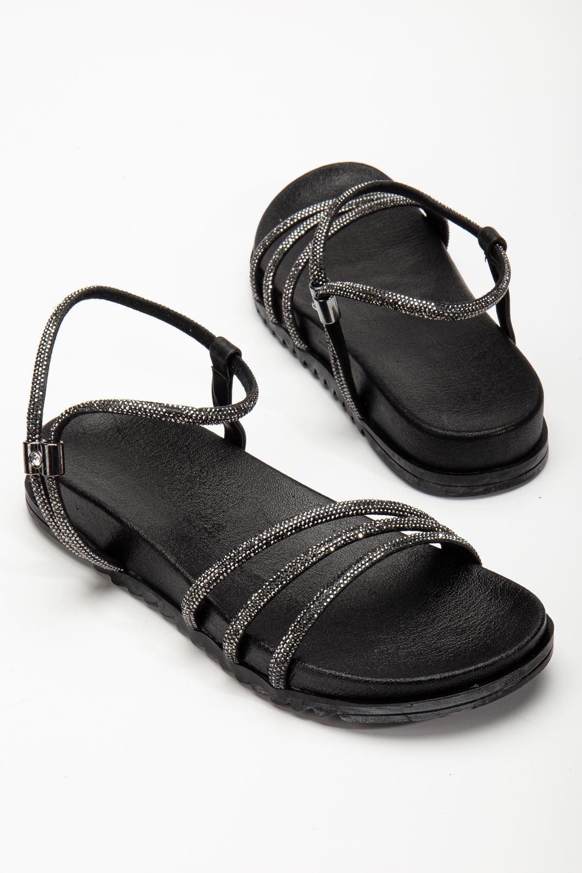 aden taşli sandalet - Justyol