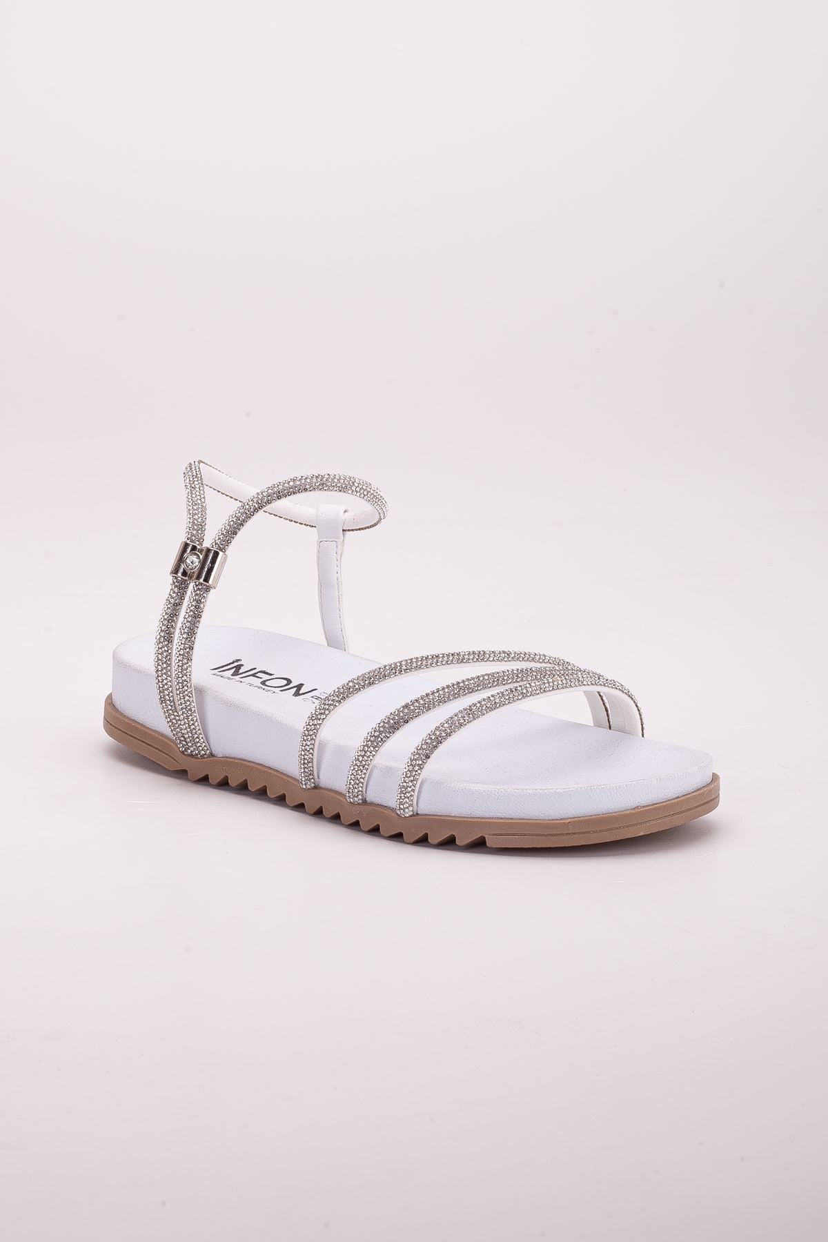 aden taşli sandalet - Justyol