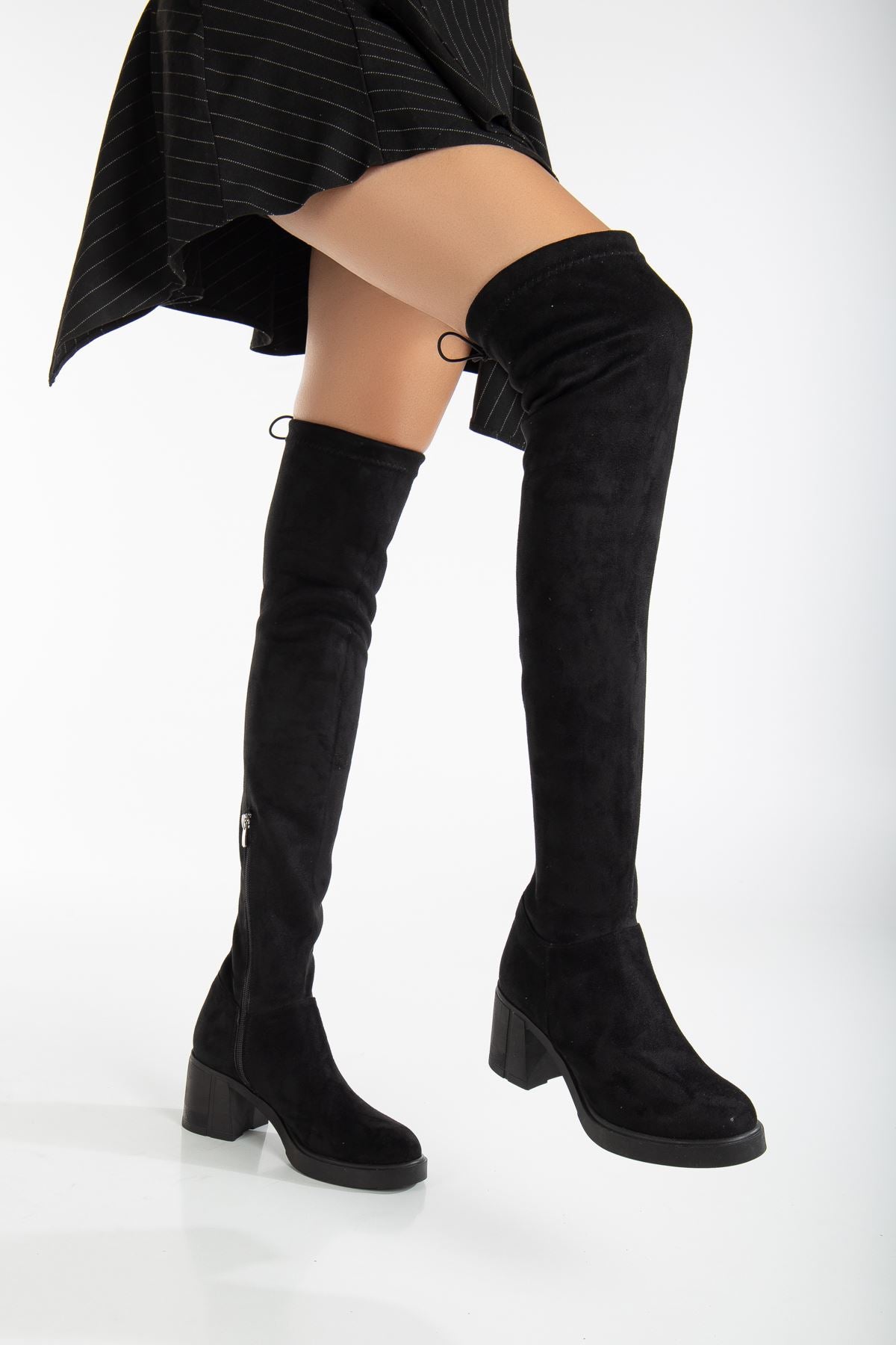 <tc>Bottes en suède stretch Clara</tc>