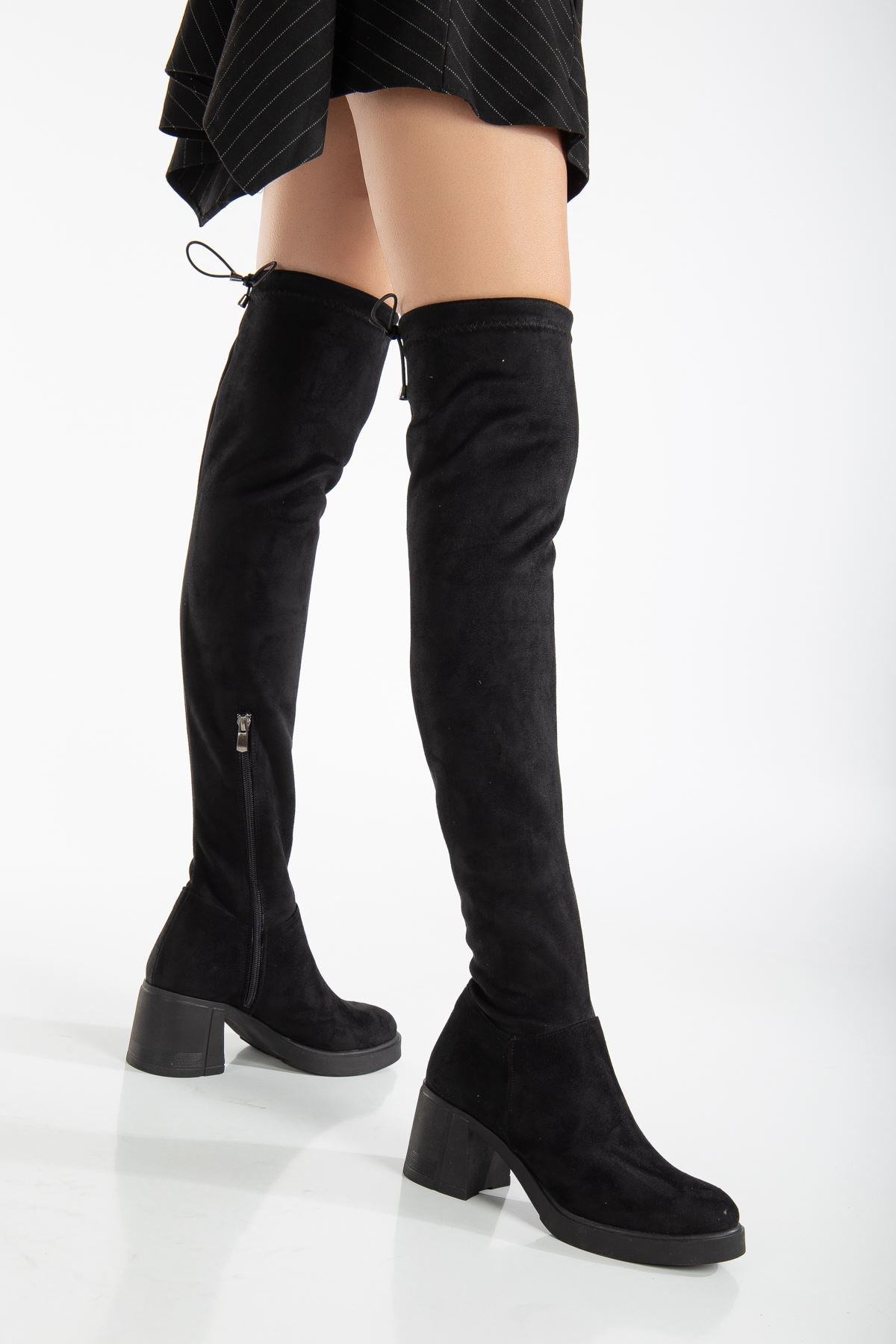 <tc>Bottes en suède stretch Clara</tc>