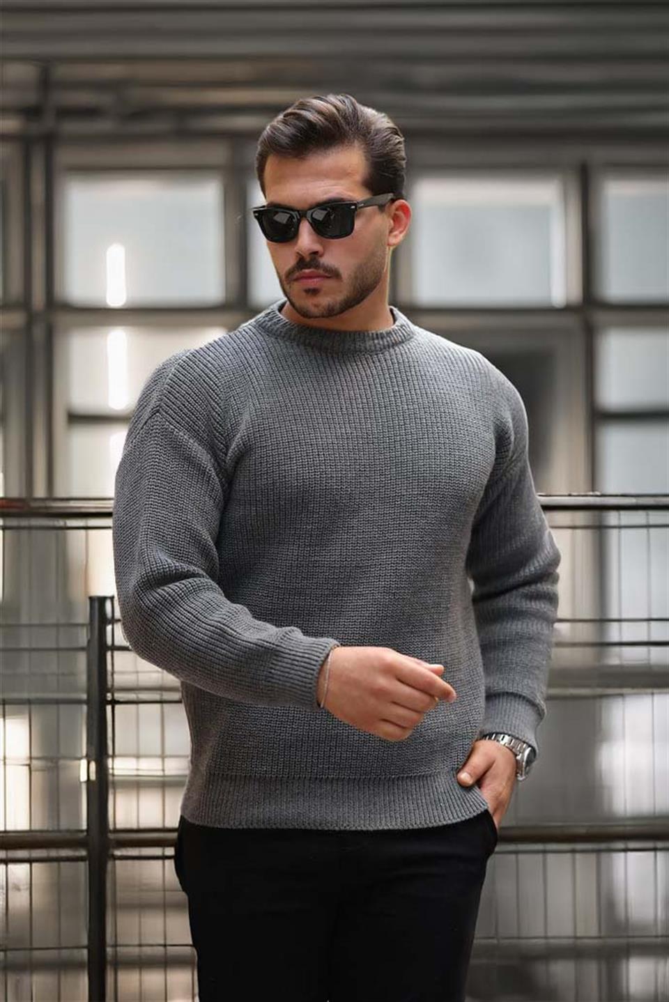Pull Homme Pilar Maille Selanik Oversize