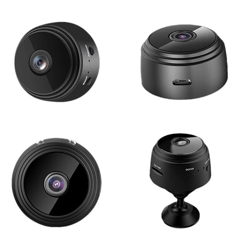 Mini Caméra de Surveillance WiFi A9 – Vision Nocturne, Audio Bidirectionnel et Détection de Mouvement