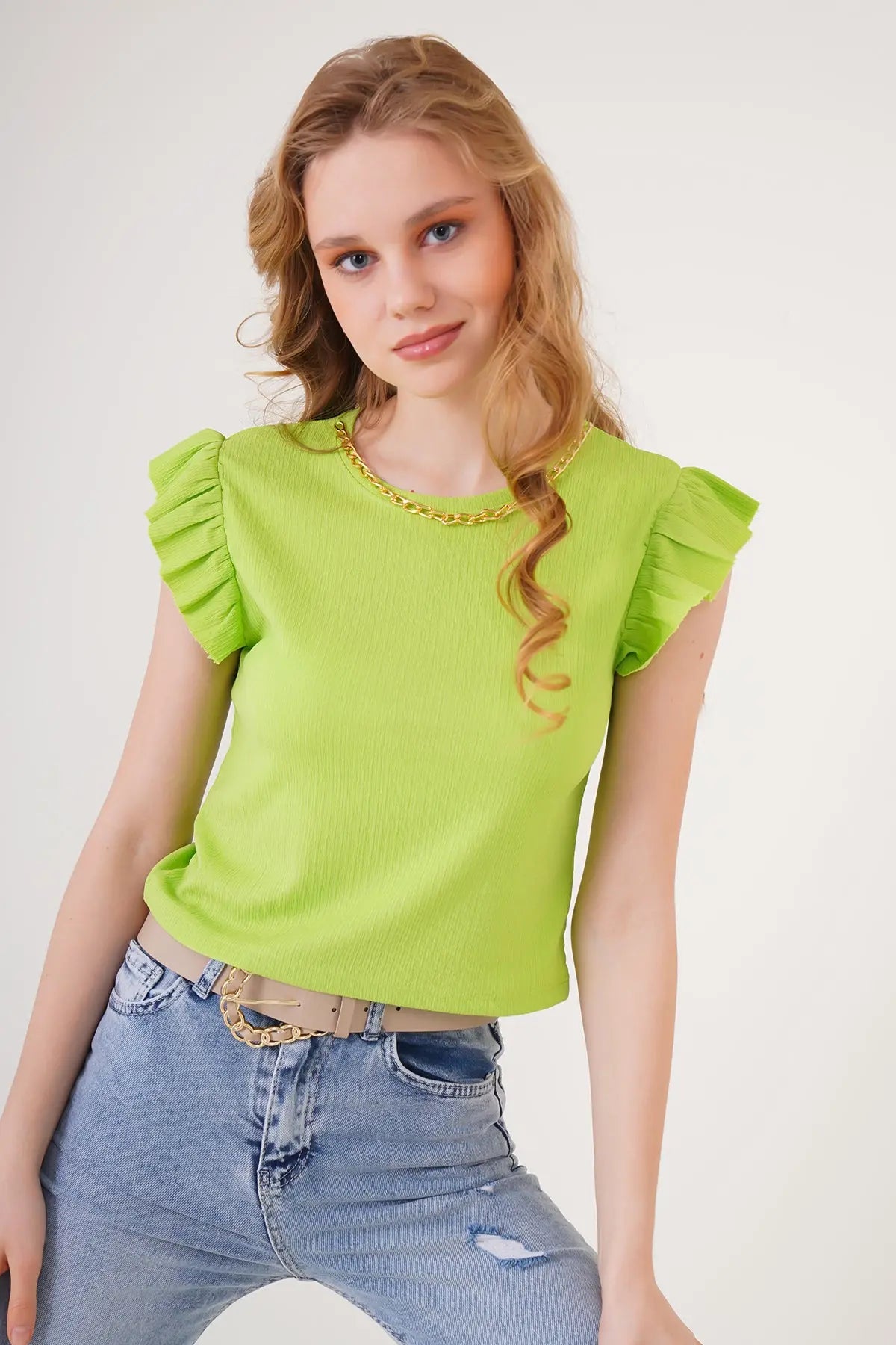 0430 örme bluz - Justyol