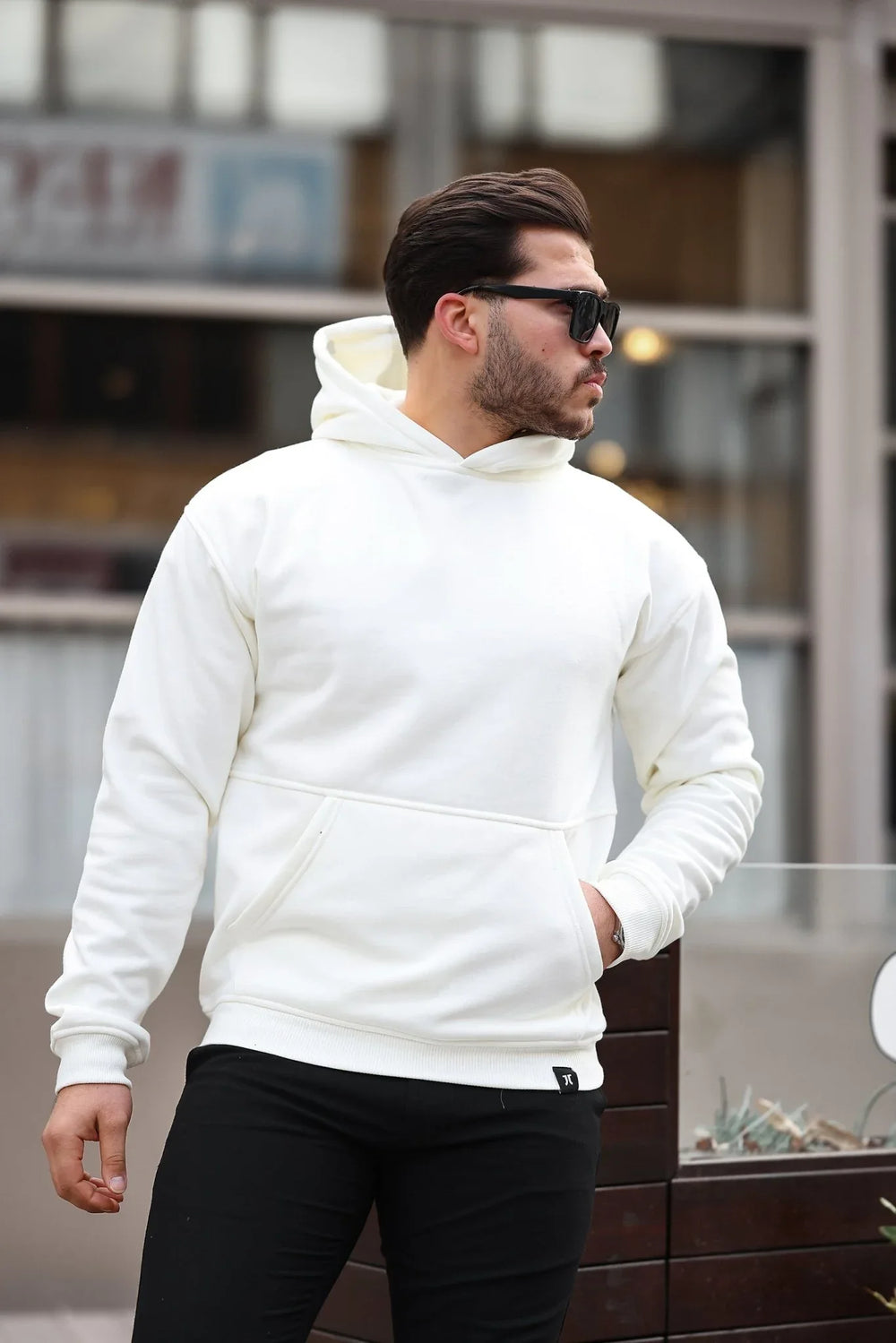 Hoodie Doux en Fleece Brossé - Confortable et Pré-Lavé, Idéal pour Toutes Occasions