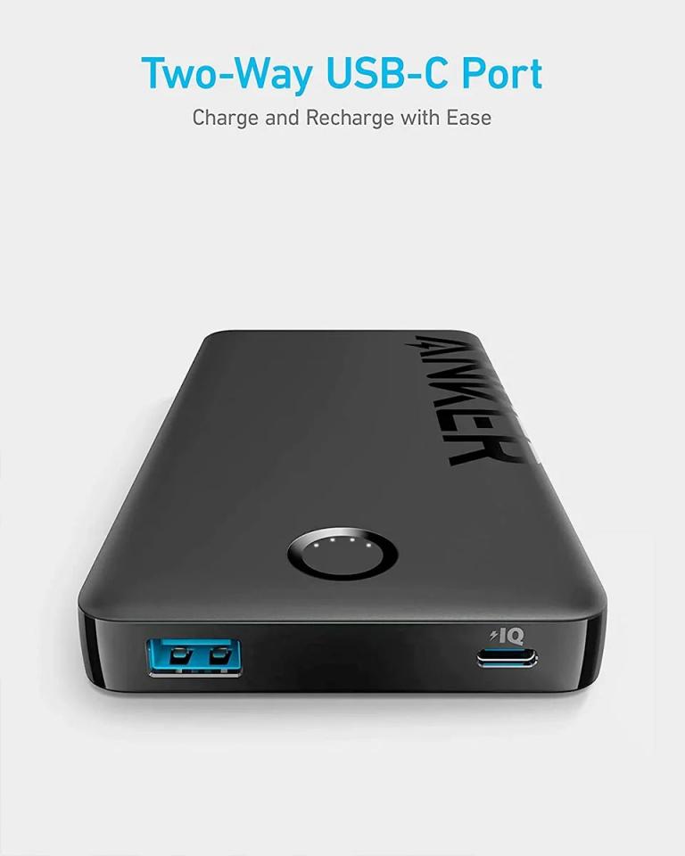 Anker Power Bank 10000mAh – Batterie externe Noir