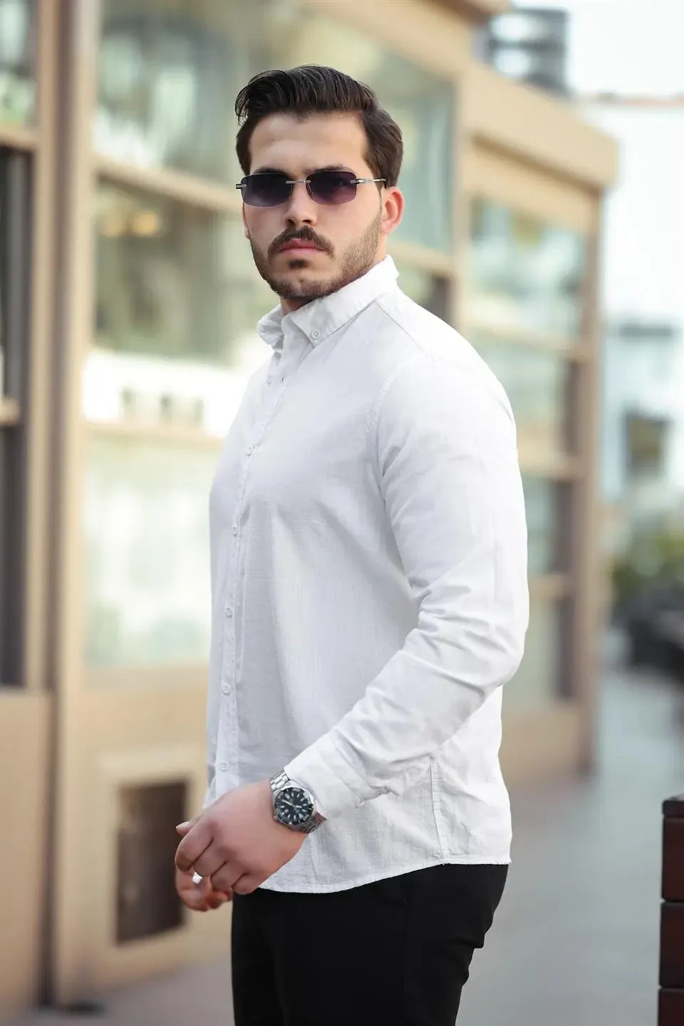 chemise homme York lin coton légère - Justyol