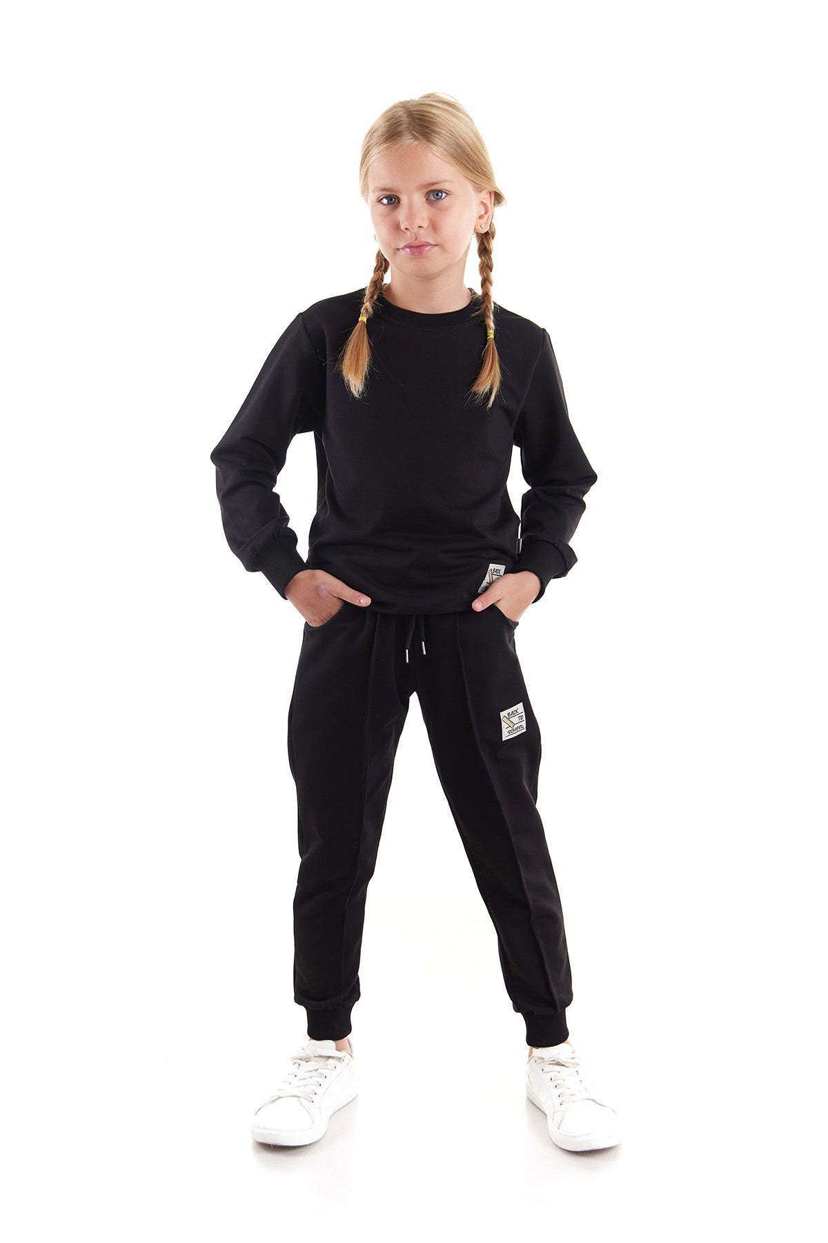 <tc>Ensemble de jogging tendance en coton pour fille "Back to School" - AK2529</tc>