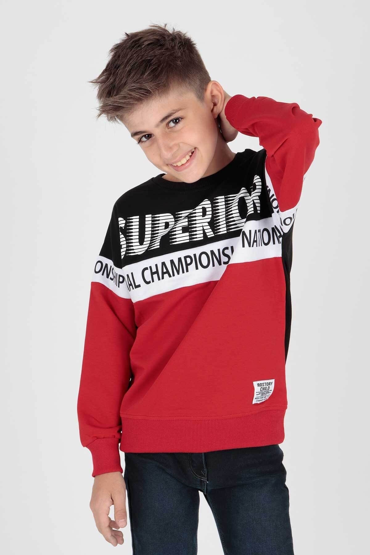 <tc>Sweat à imprimé Superior pour garçon Ahenk Kids AK15118</tc>