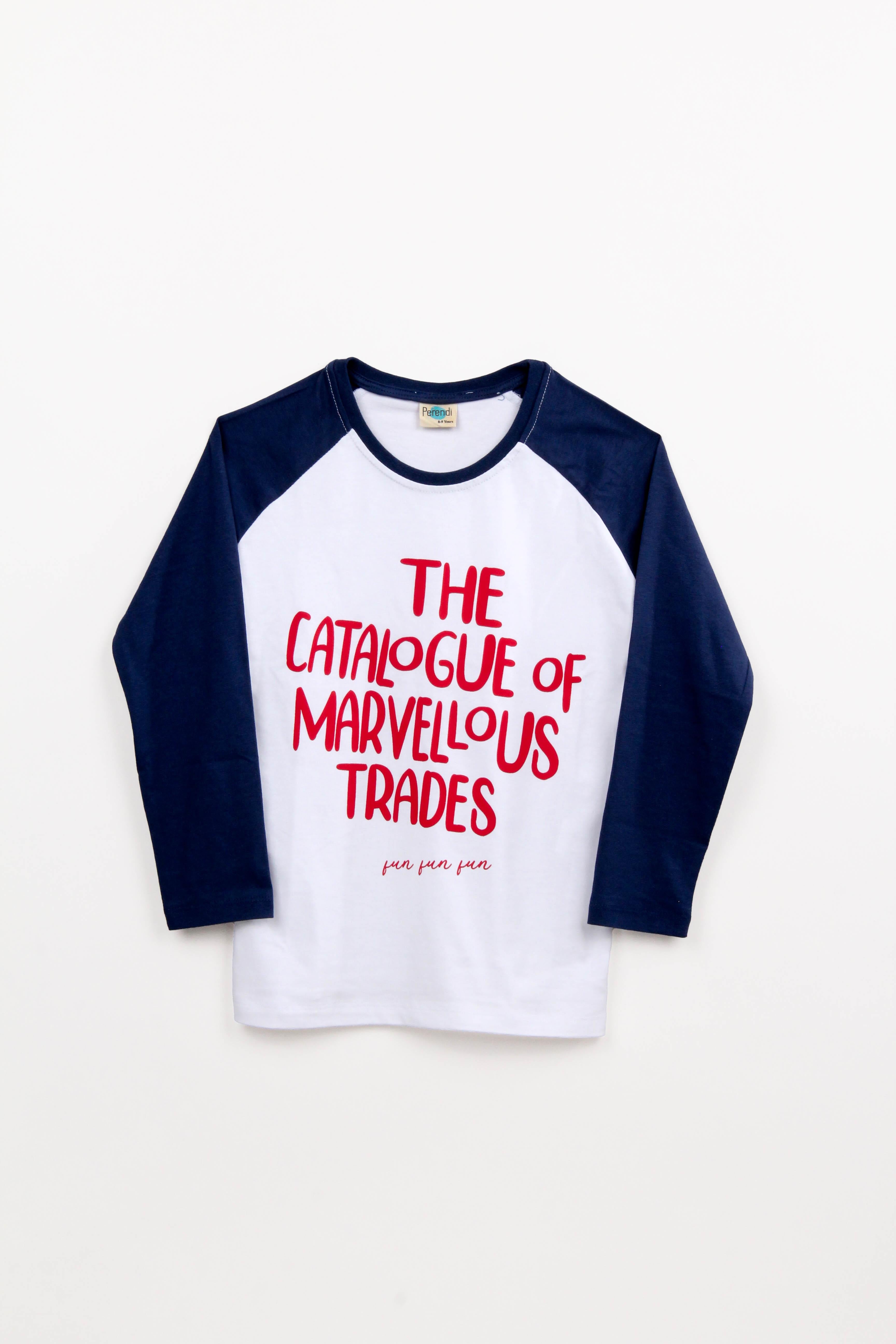 <tc>T-shirt garçon à manches longues imprimé en 100 % coton</tc>