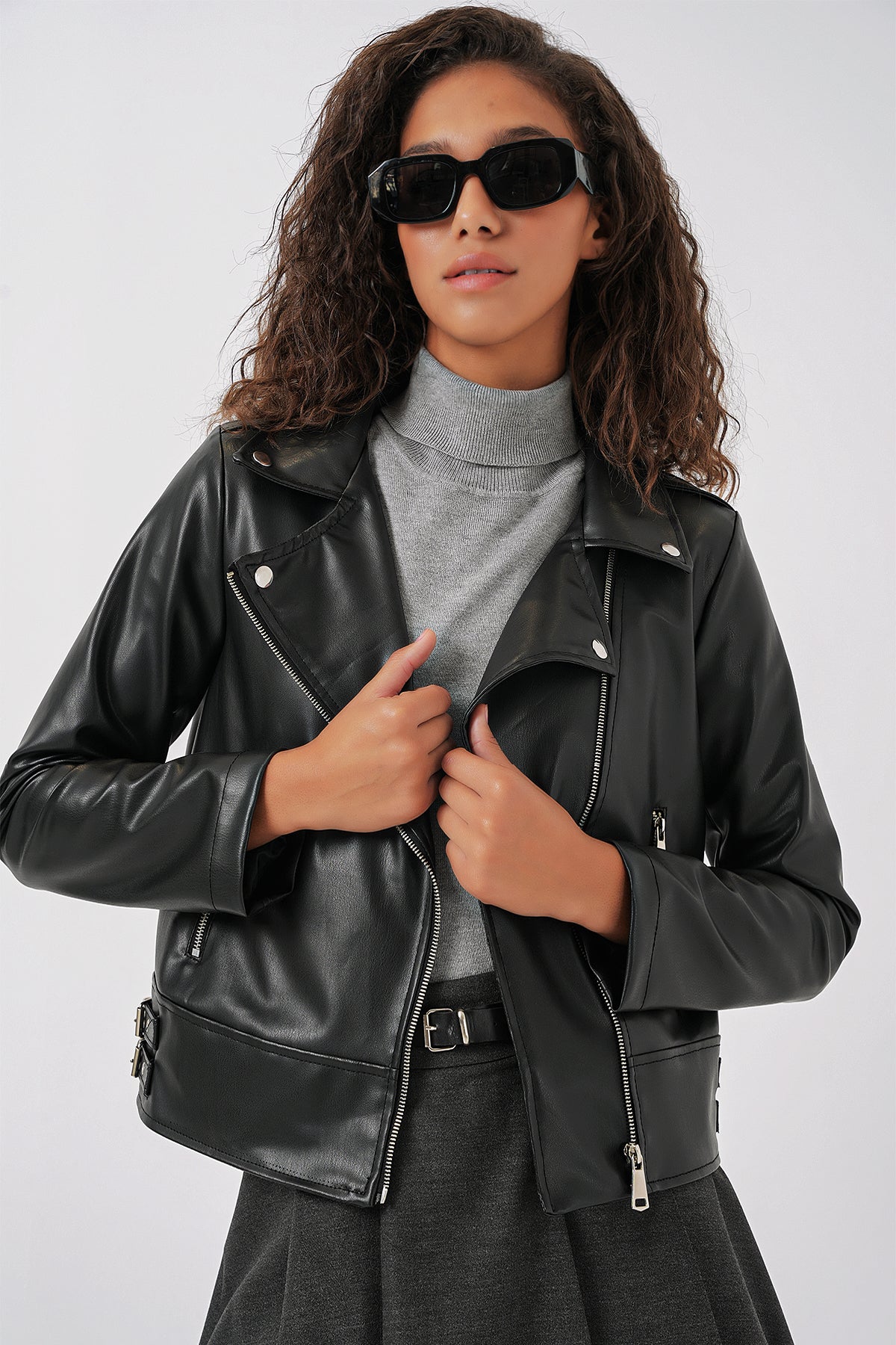 <tc>Veste en simili cuir pour femme 1044</tc>