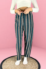 <tc><p>Pantalon de pyjama Dreamy Soft en suède à texture veloutée, avec motif.</p></tc>