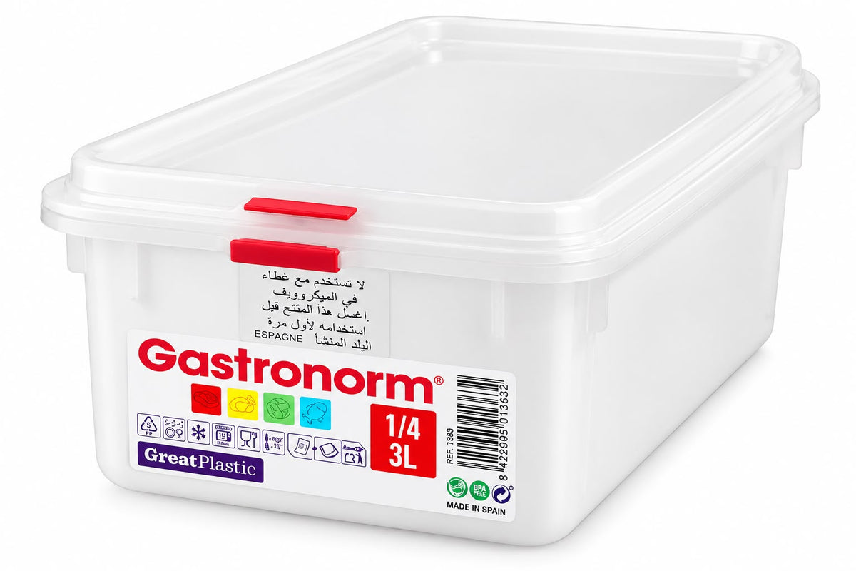BOITE ALIMENTAIRE  GASTRONORM 1/4 3L