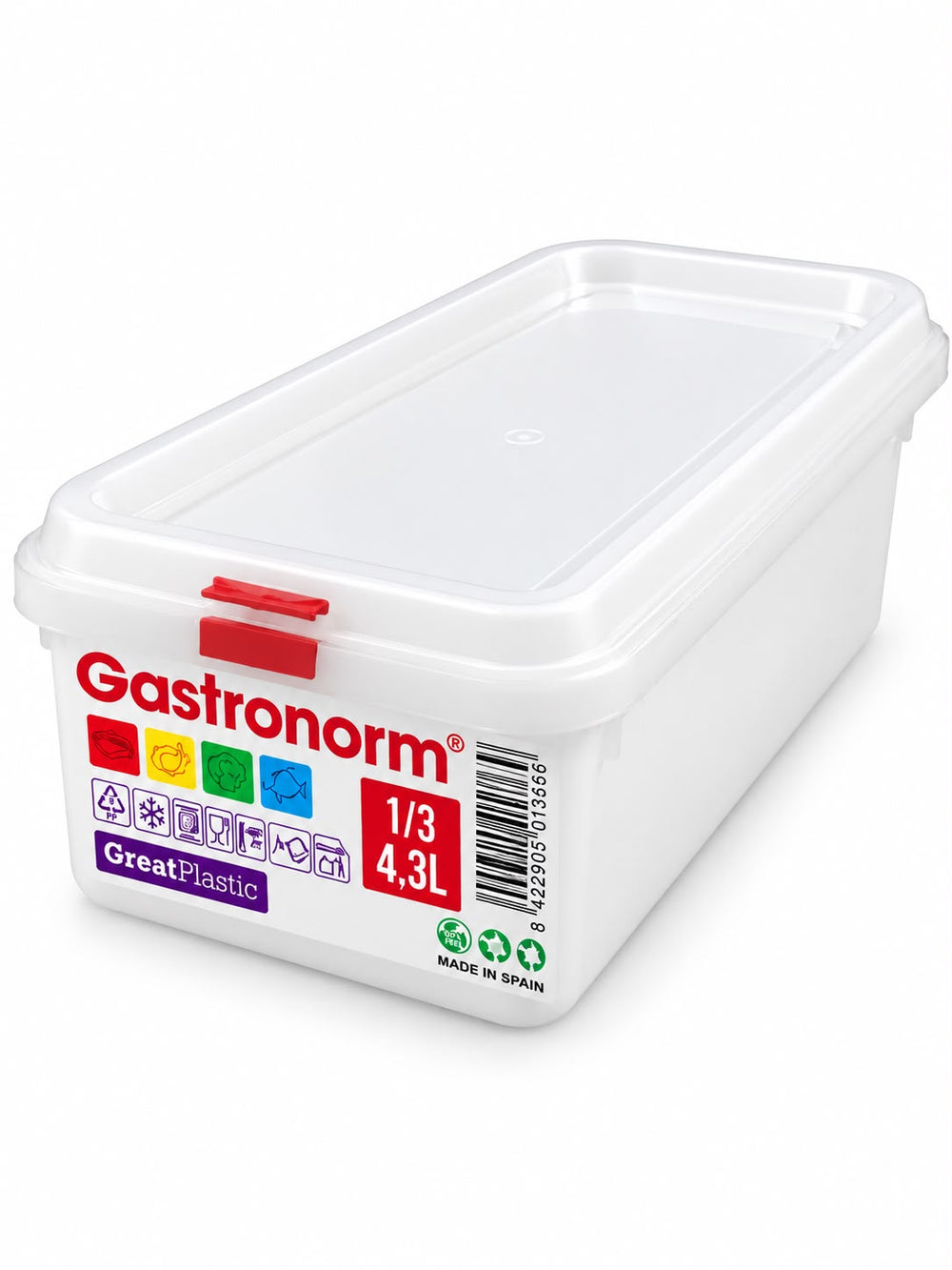 BOITE ALIMENTAIRE GASTRONORM 1/3 4,3L