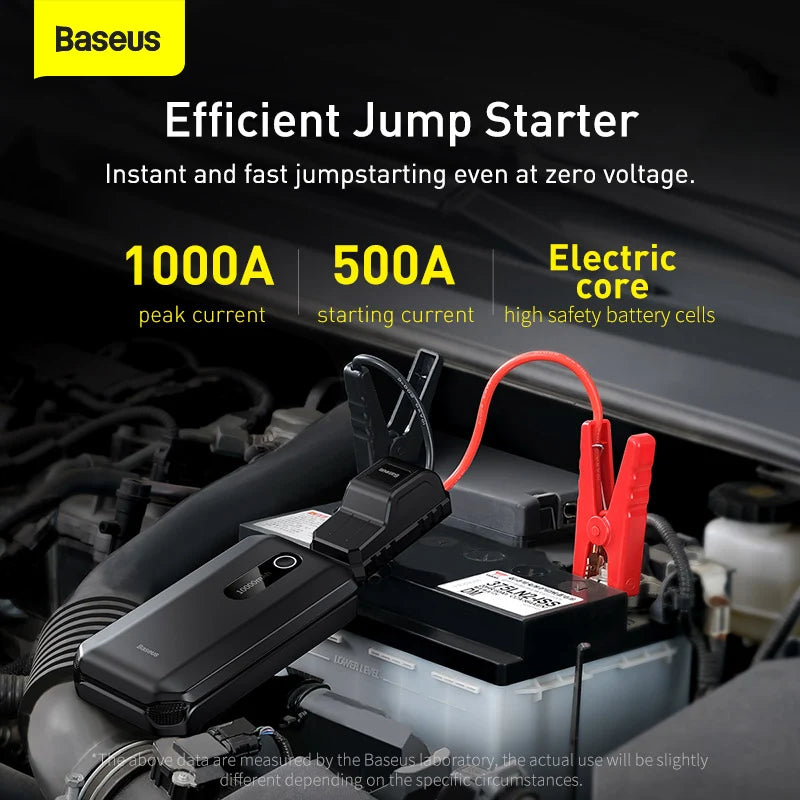 Baseus Super Energy Air 10000mAh 1000A Démarreur de Voiture Booster Batterie