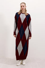 <tc>Robe longue en tricot 15861.</tc>