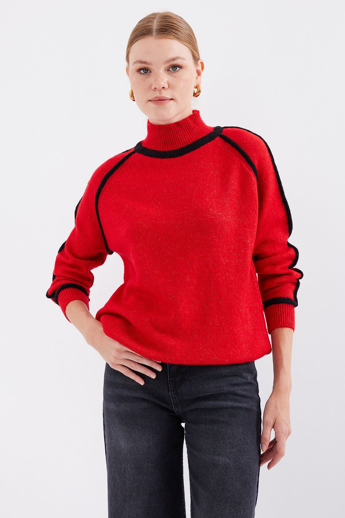 <tc>15879 pull en tricot rayé oversize</tc>