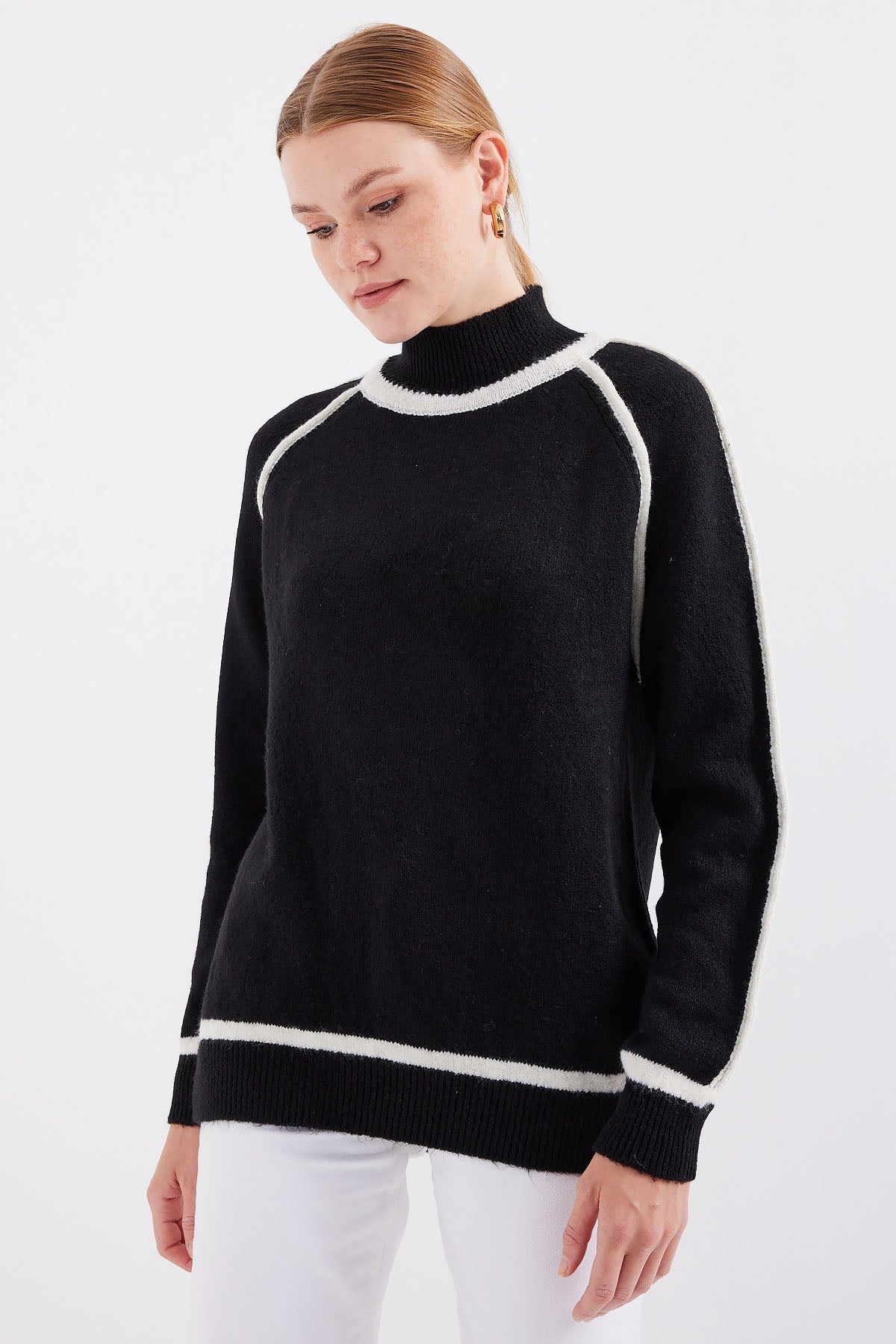 <tc>15879 pull en tricot rayé oversize</tc>