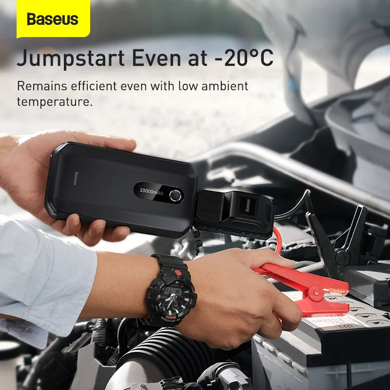 Baseus Super Energy Air 10000mAh 1000A Démarreur de Voiture Booster Batterie