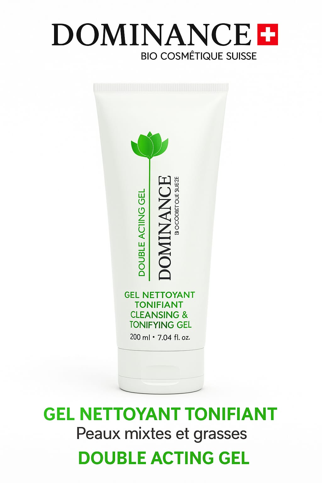 DOMINANCE GEL NETTOYANT PEAU MIXTES ET GRASSES 200 ML Dominance