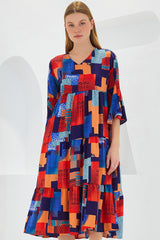 <tc>Robe en viscose à motif 1959.</tc>