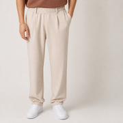 Pantalon homme casual en viscose piquée – coupe confortable et élégante-82199