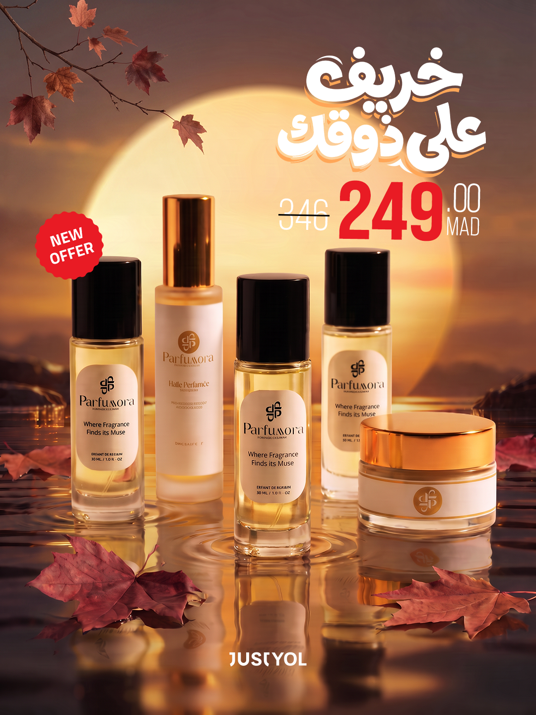 JUSTYOL MEN PARFUM BOX – 5 PIÈCES