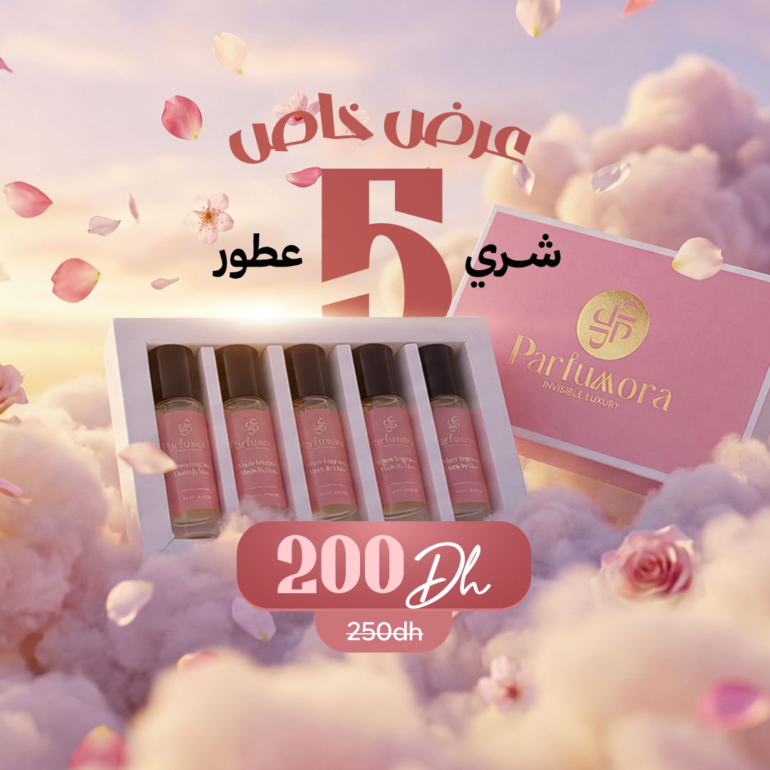 Pack 5 Parfums Femme – Coffret Élégance 30 ml