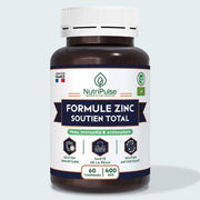 NutriPulse Formule Zinc Soutien Total, Peau, Immunité & Antioxydant 60 Comprimés