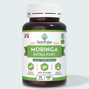 NutriPulse Moringa Extra Fort 500mg Soutien Vitalité & Superfood Riche En Vitamines & Protéines 90 Gélules