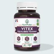 NutriPulse Vitex Gattilier 225 mg – Équilibre Féminin, Confort du Cycle & Bien-être Hormonal – 60 Gélules