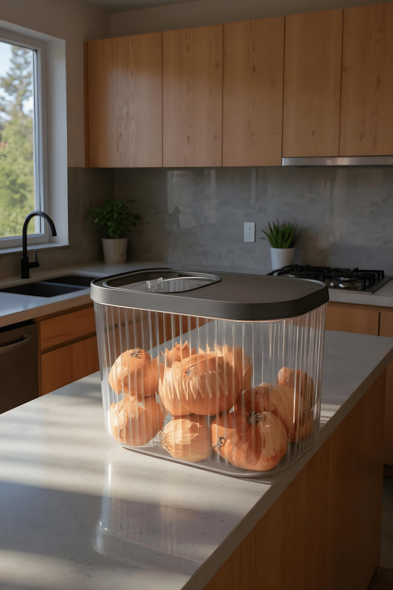 3'lü 10 Litre Çizgili Erzak Bakliyat Saklama Kabı - kayar Kapaklı Deterjan Tablet Saklama Kutusu - Justyol