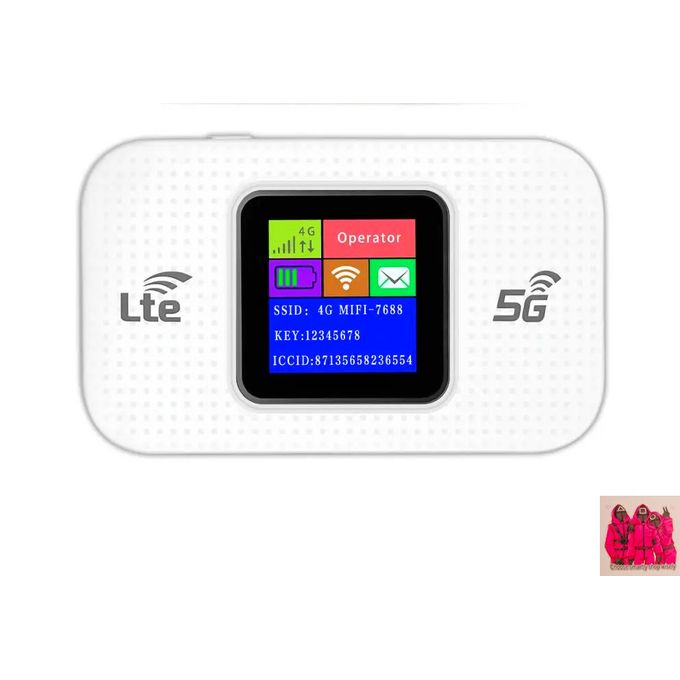 Modem 4G/5G WiFi Hotspot 300 Mbps haut débit stable + Sticker Choose